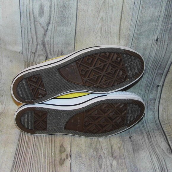 CONVERSE Chuck Taylor All Star Shoreline Knit Butter Yellow Sneakers Womens 8.5 - Picture 7 of 7
